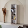 Hanah Home Milano Estantería Blanco y Marrón